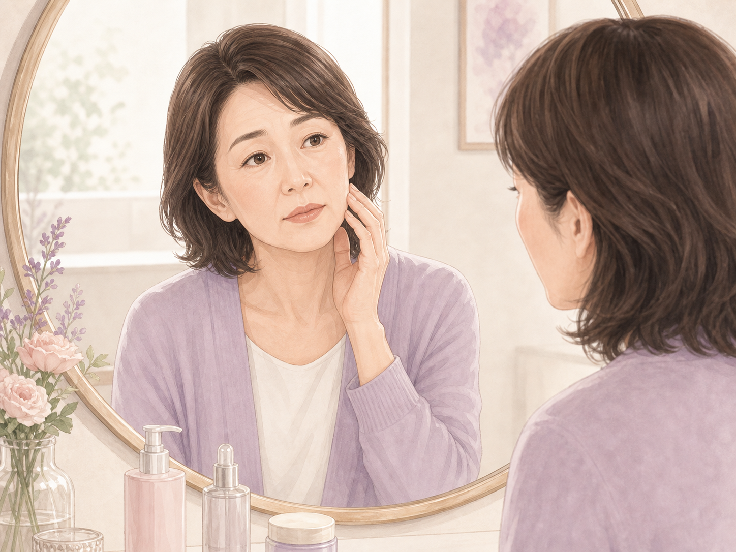 たるみに悩む方のイメージ